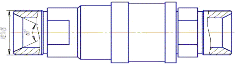 Рис.1.5 Схематическое изображение муфты разрывной