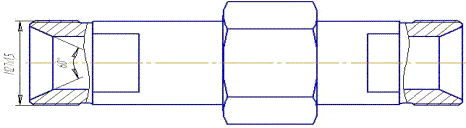 Рис.1.3 Схематическое изображение муфты соединительной 