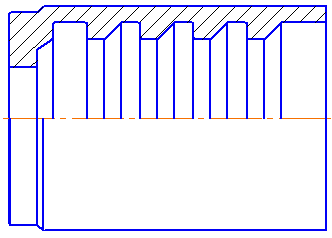 Рис.1.3 Схематическое изображение муфты обжимной