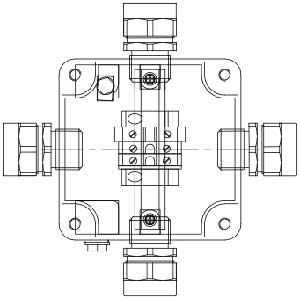Рис.1. Схематическое изображение коробки соединительной КСРВ-Т02
