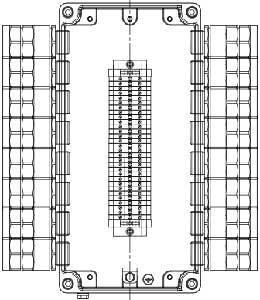 Рис.1. Схематическое изображение коробки соединительной КСРВ-Т33