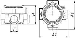 Схематическое изображение коробок СКВ-У90N1 - СКВ-У144N6