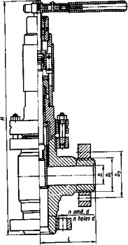 Рис.1. Схема клапана запорного и регулирующего углового PN 32; 40