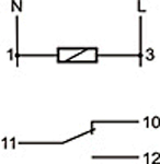 Рис.1.Схема подключения реле PCU-504