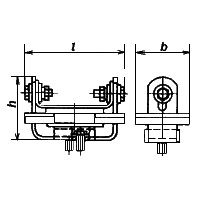 Рис.1. Схематическое изображение шинодержателя ШП-3