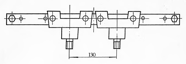 Рис.1.2. Схематическое изображение подвеса двойного трамвайного НЭ 311.00.00.00 