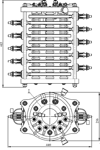 Рис.1. Схематическое изображение токоприемника ТКК-85