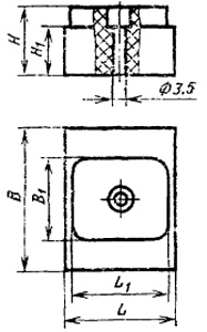 Рис.1. Габаритный чертеж клеммных колодок СО2-2,5, СО2-4,0