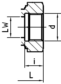 Рис.2. Схема соединения BKH-G12 DN 13 PN500 с отв. MHA